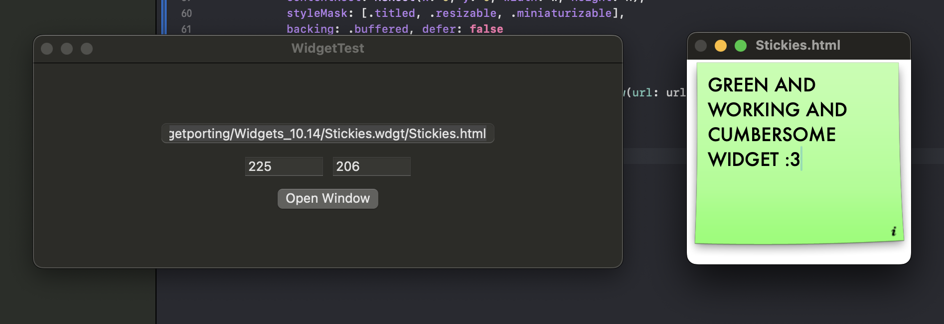 Basic WebKit Wrapper