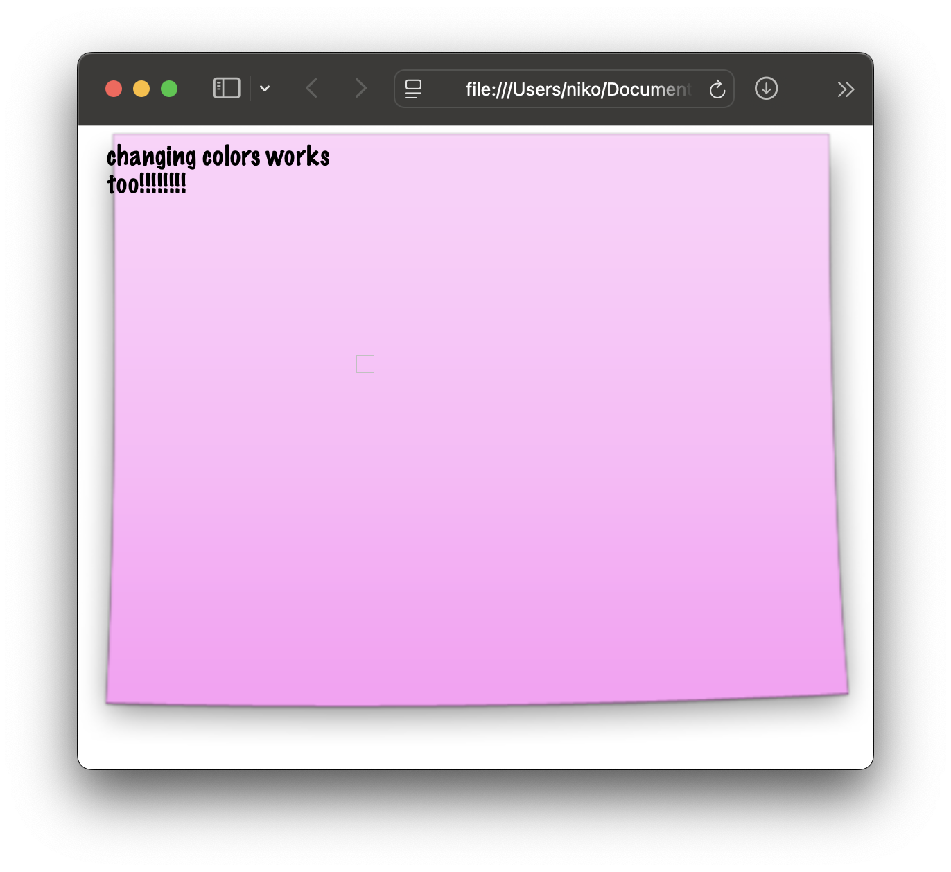 Pink Font Thing